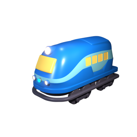 Trem  3D Icon