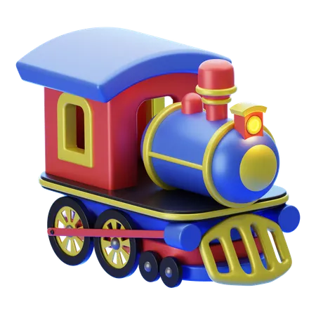 Trem de brinquedo  3D Icon