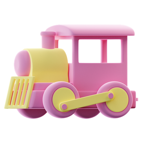 Brinquedo de trem  3D Icon