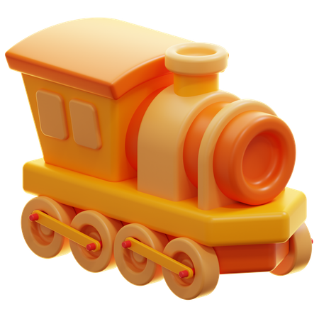 Trem de brinquedo  3D Icon