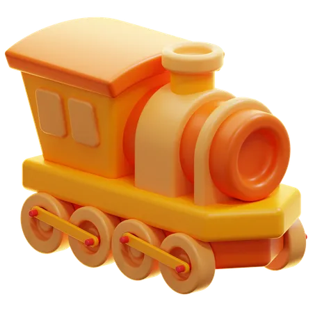 Trem de brinquedo  3D Icon