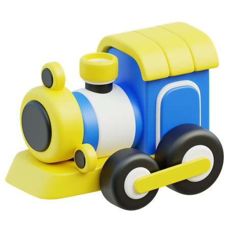 Trem de brinquedo  3D Icon