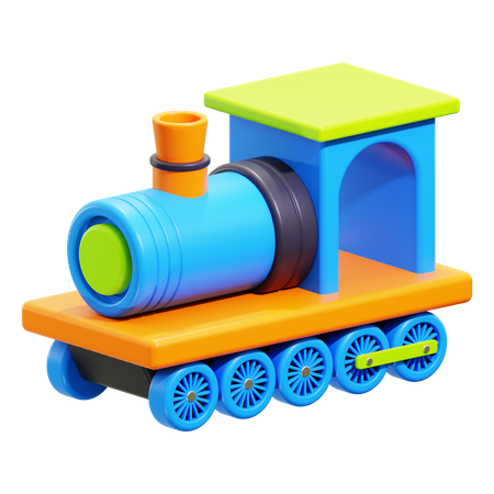 Trem de brinquedo  3D Icon