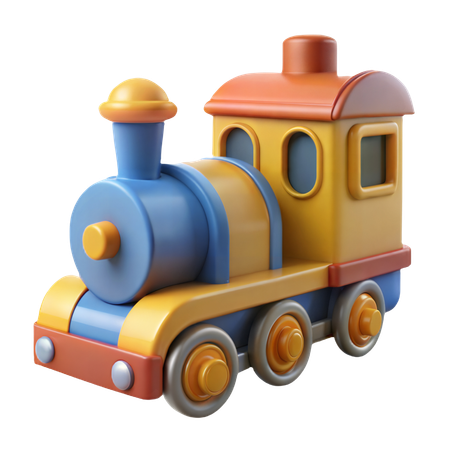 Trem de brinquedo  3D Icon