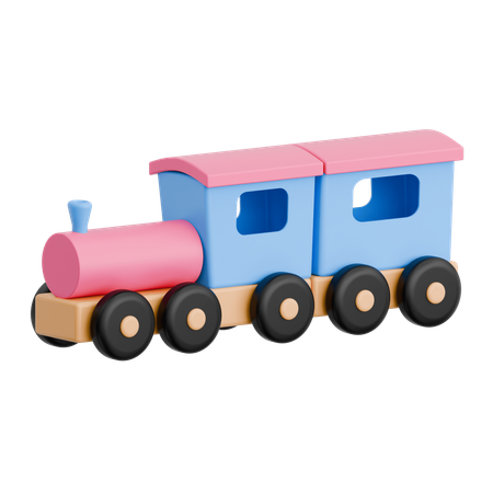 Trem de brinquedo  3D Icon