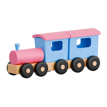 Trem de brinquedo  3D Icon