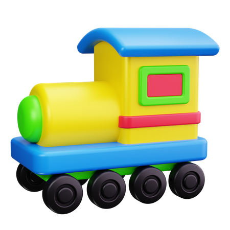 Trem de brinquedo  3D Icon