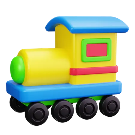 Trem de brinquedo  3D Icon