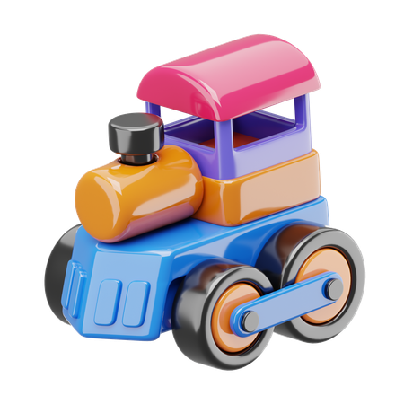 Trem de brinquedo  3D Icon