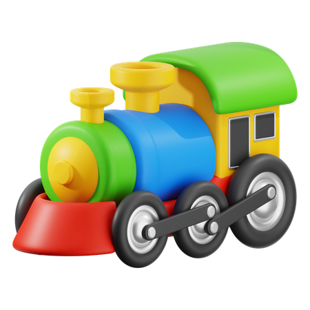 Trem de brinquedo  3D Icon