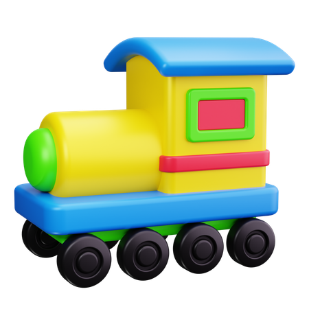 Trem de brinquedo  3D Icon