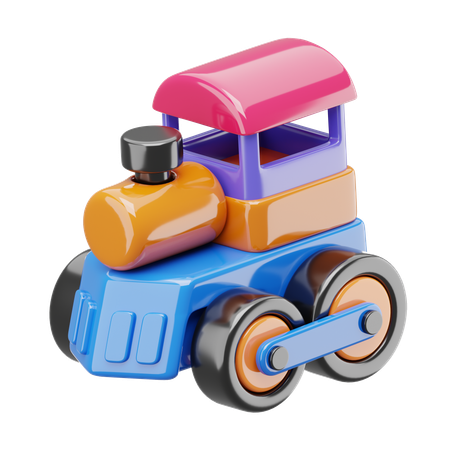 Trem de brinquedo  3D Icon