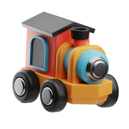 Trem de brinquedo  3D Icon