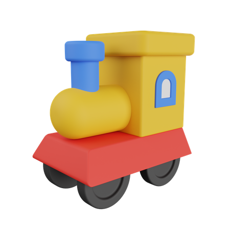 Trem de brinquedo  3D Icon