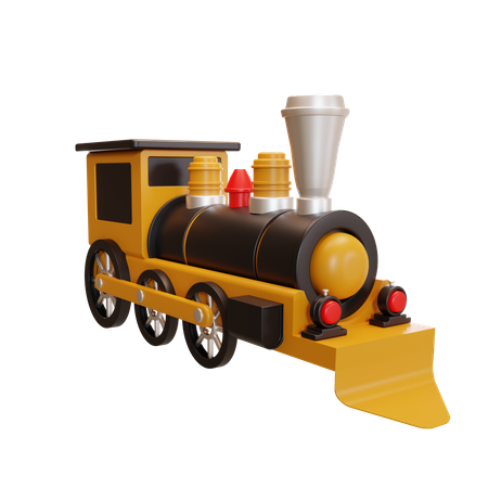 Trem de brinquedo  3D Icon
