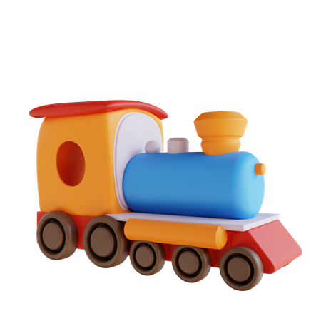 Trem de brinquedo  3D Icon