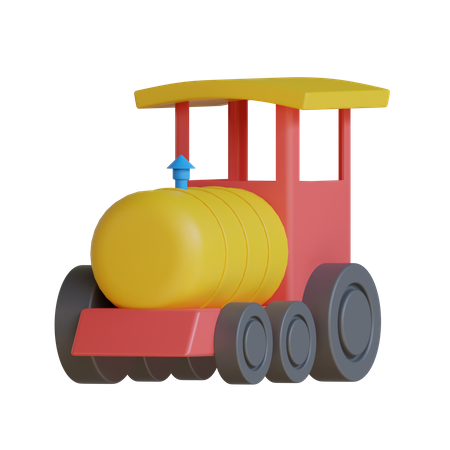 Trem de brinquedo  3D Icon