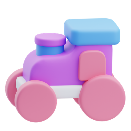 Trem de brinquedo  3D Icon