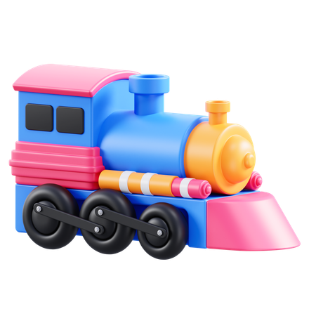 Trem de brinquedo  3D Icon