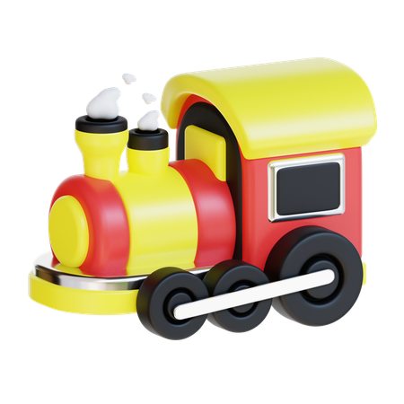 Trem de brinquedo  3D Icon