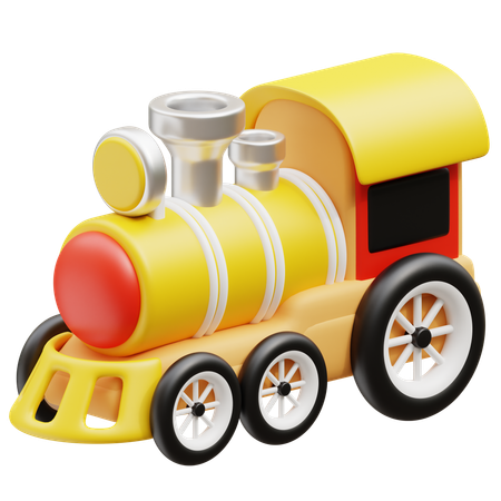 Trem de brinquedo  3D Icon