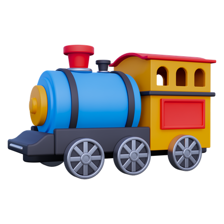 Trem de brinquedo  3D Icon