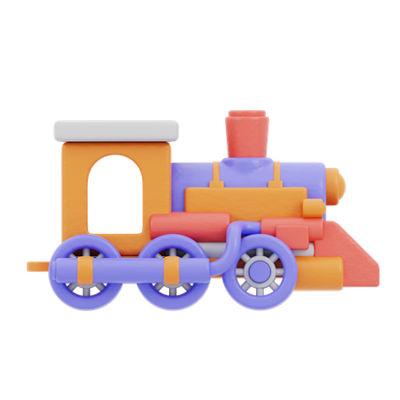 Trem de brinquedo  3D Icon