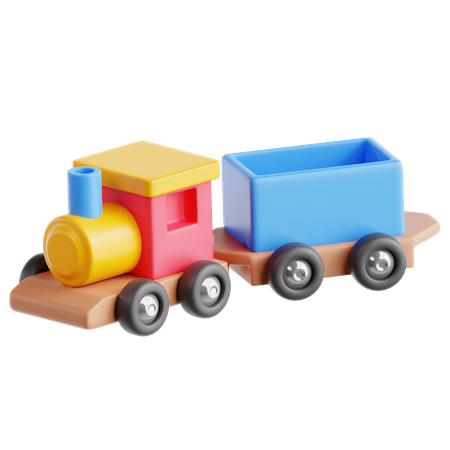 Trem de brinquedo  3D Icon