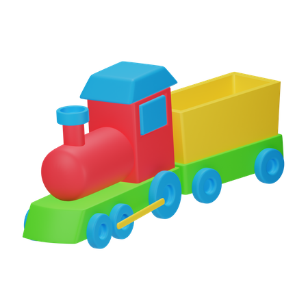 Trem de brinquedo  3D Icon