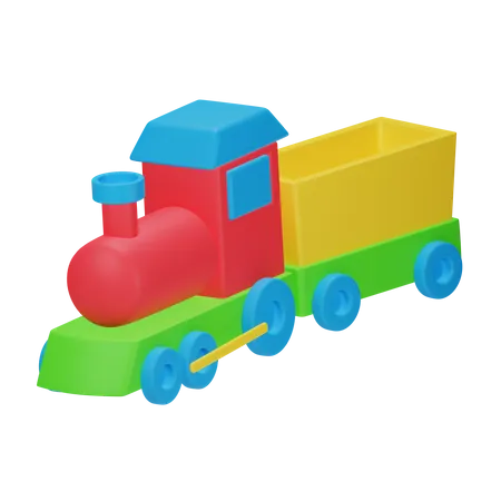 Trem de brinquedo  3D Icon