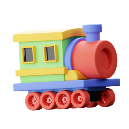 Trem de brinquedo  3D Icon