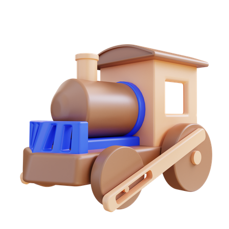 Trem de brinquedo  3D Icon