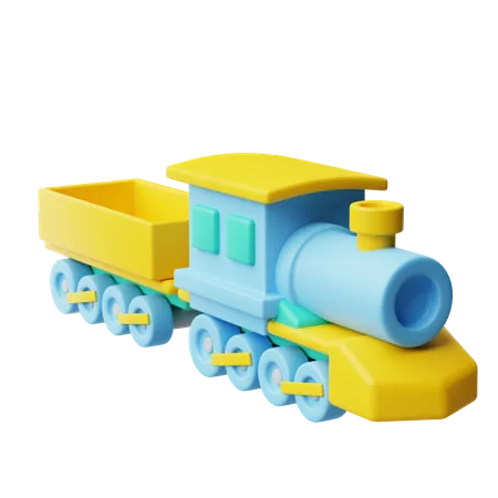 Trem de brinquedo  3D Icon