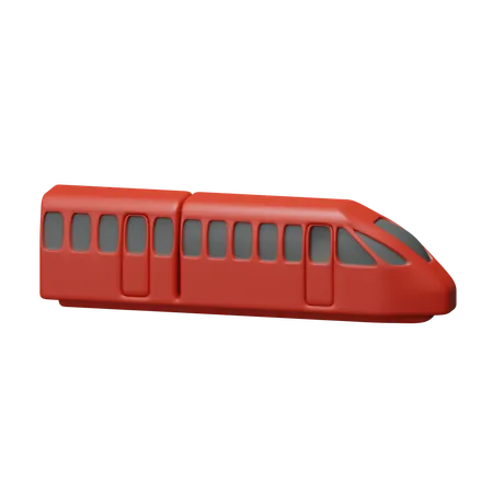 Trem moderno  3D Icon