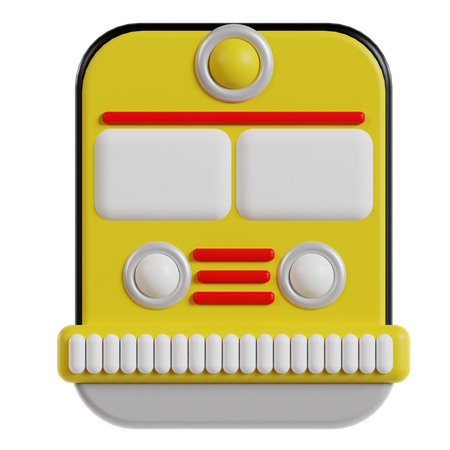 Tren  3D Icon