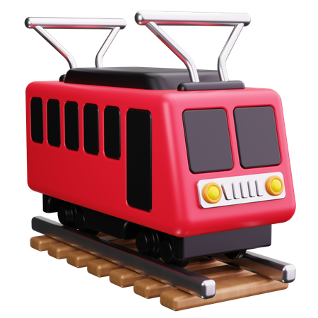 Tren  3D Icon