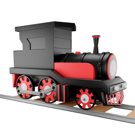 Tren  3D Illustration