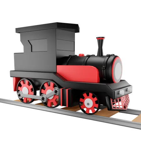 Tren  3D Illustration