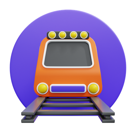 Tren  3D Icon