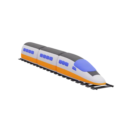 Tren  3D Icon