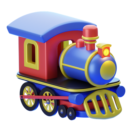 Tren de juguete  3D Icon