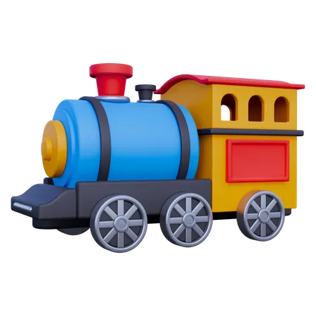 Tren de juguete  3D Icon