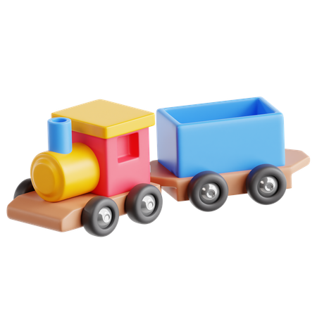 Tren de juguete  3D Icon