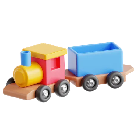 Tren de juguete  3D Icon