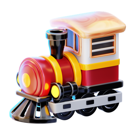 Tren de juguete  3D Icon