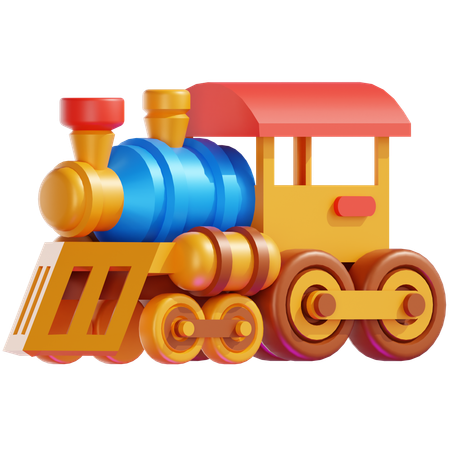 Tren de madera  3D Icon