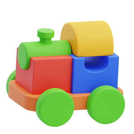 Tren de juguete  3D Icon