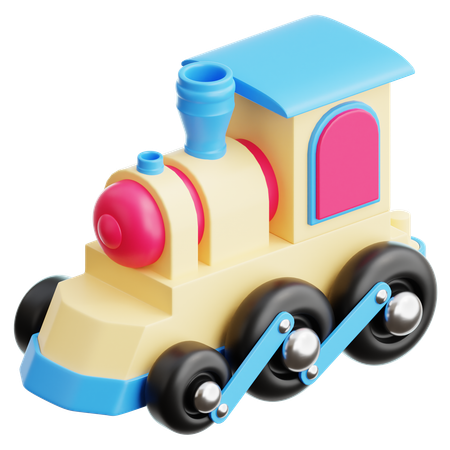 Tren de juguete  3D Icon