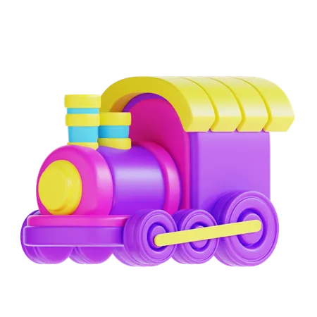 Tren de juguete  3D Icon