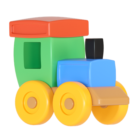 Tren de juguete  3D Icon